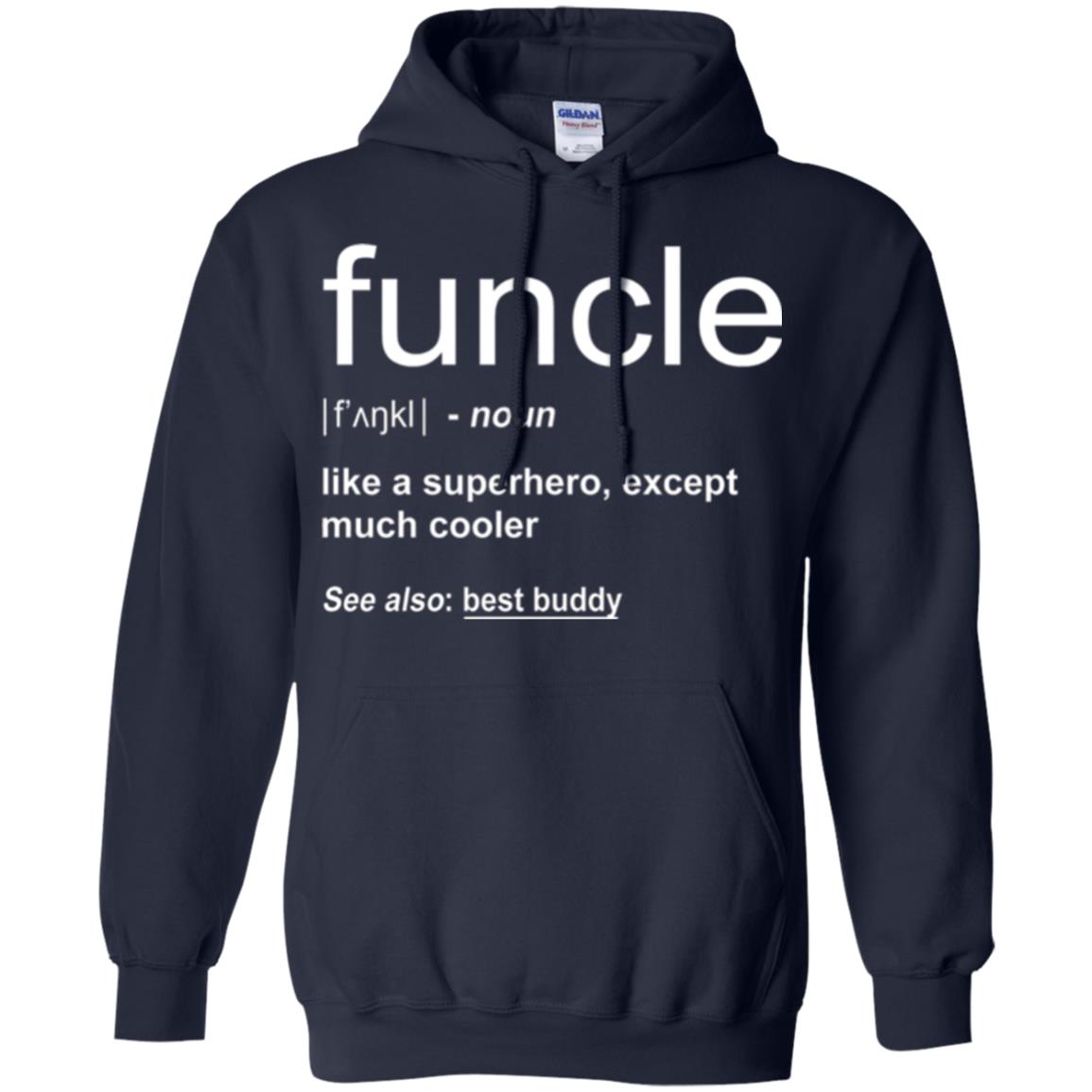 Funny Uncle T-shirt Funcle Navy