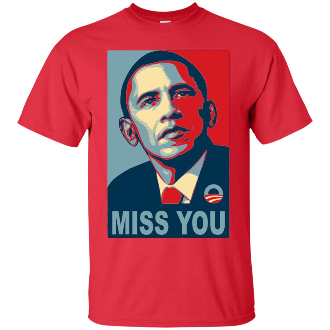 American President Miss You Political T-shirt Red