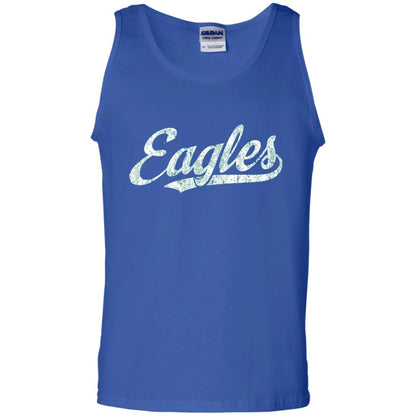 Eagles Mascot T-shirt Vintage Sports Name Royal