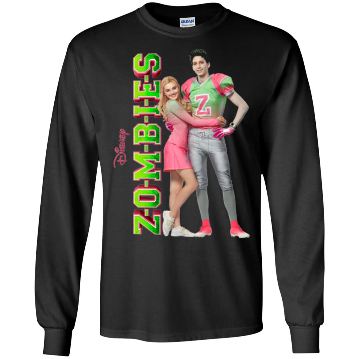 Zombies Cheer Football Lover T-shirt Black