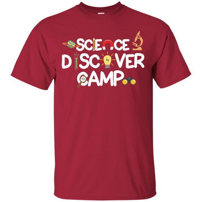 Science Discover Camp Summer Trip Shirt Cardinal