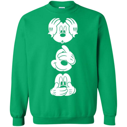 Cartoon T-shirt Disney Mickey Mouses Graphic Irish Green