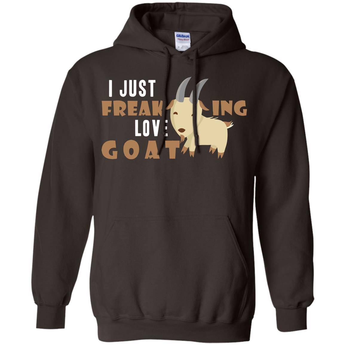 I Just Freaking Love Goat Shirt Dark Chocolate