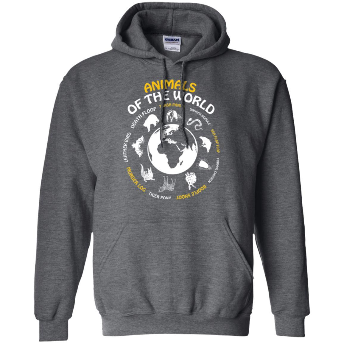 Rare Animals Of The World T-shirt Dark Heather