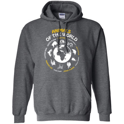 Rare Animals Of The World T-shirt Dark Heather