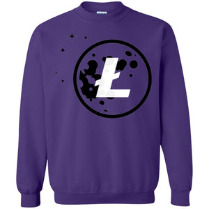 Litecoin Moon Logo Cryptocurrency T-shirt