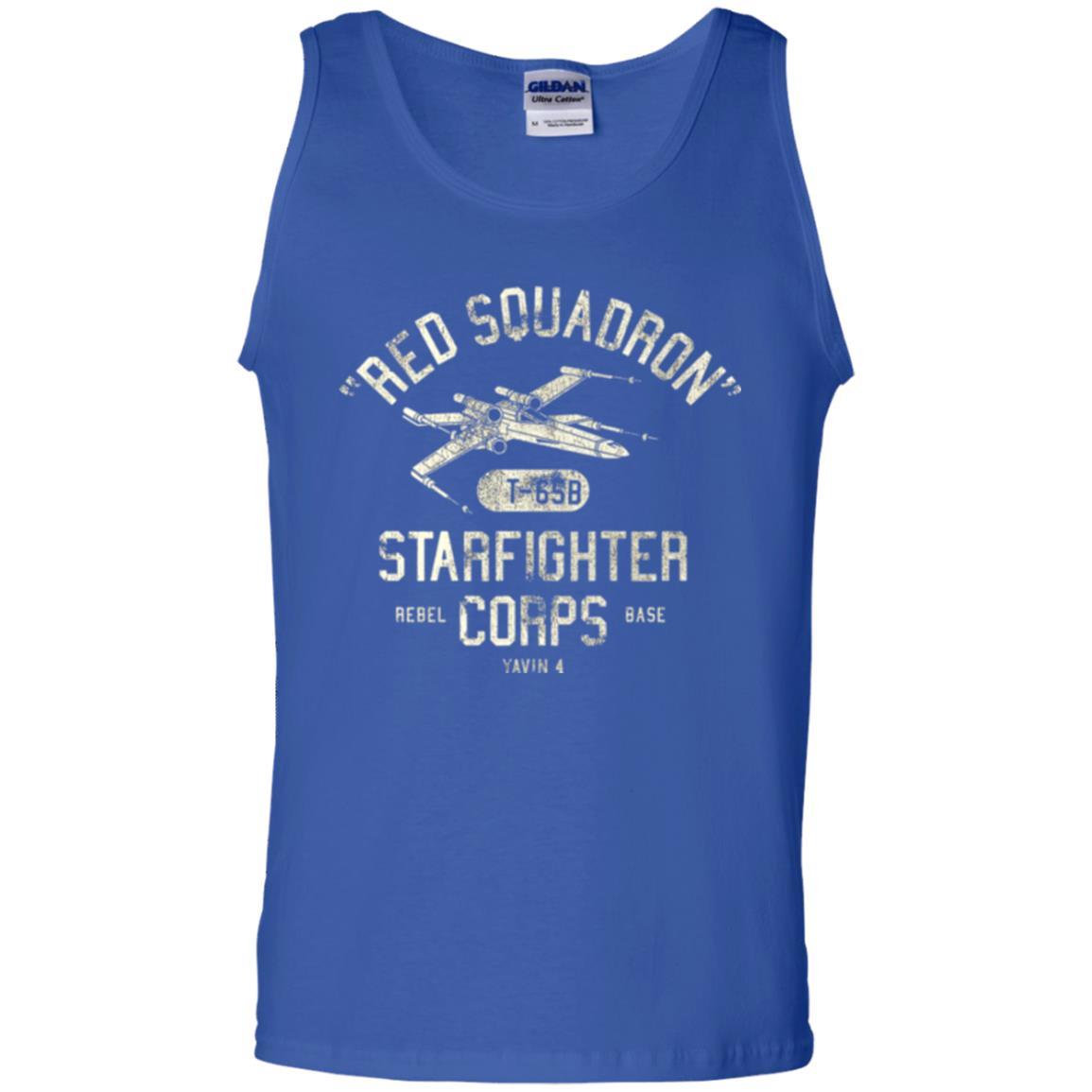 Movie T-shirt Red Squadron Starfighter Rebel Corps Base Royal