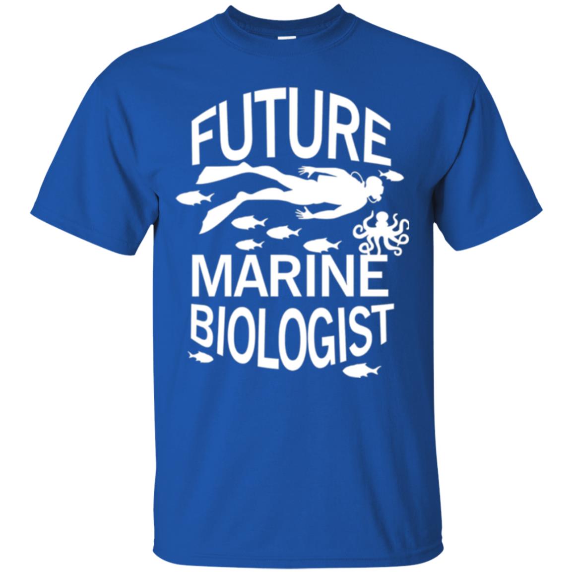 Cute Marine Biologist T-shirt Royal