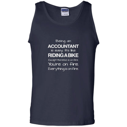 Cool Accountant T-shirt Being An Accountant Navy