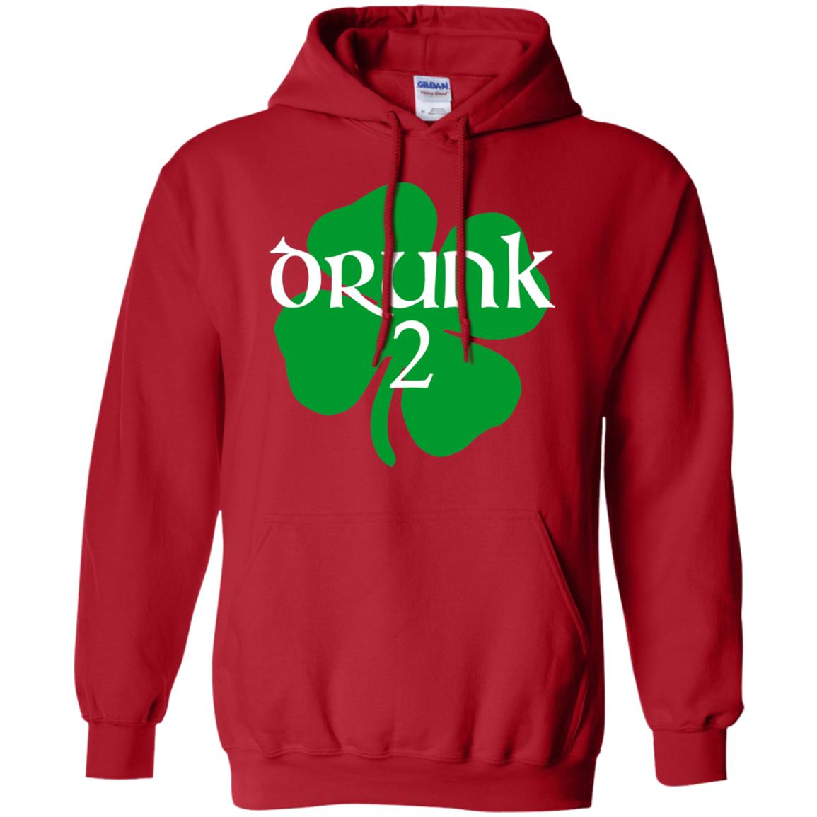 Drunk 2 Lucky Thing St. Patrick_s Day Irish T-shirt Red