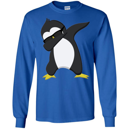 Christmas T-shirt Dabbing Penguin T-shirt Royal