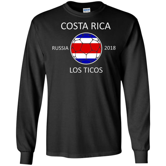 Costa Rica Soccer Team Football Fan Russia 2018 T-shirt Black