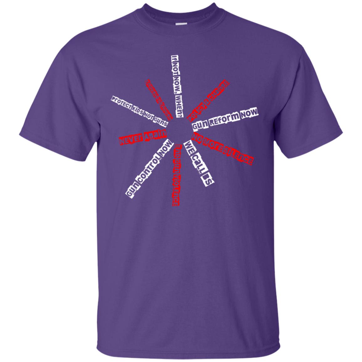 We Call Bs End Gun Violence Gun Control Social Movement T-shirt Purple