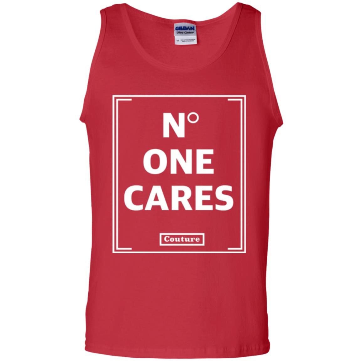 No One Cares Tops Cute Casual T-shirt Red