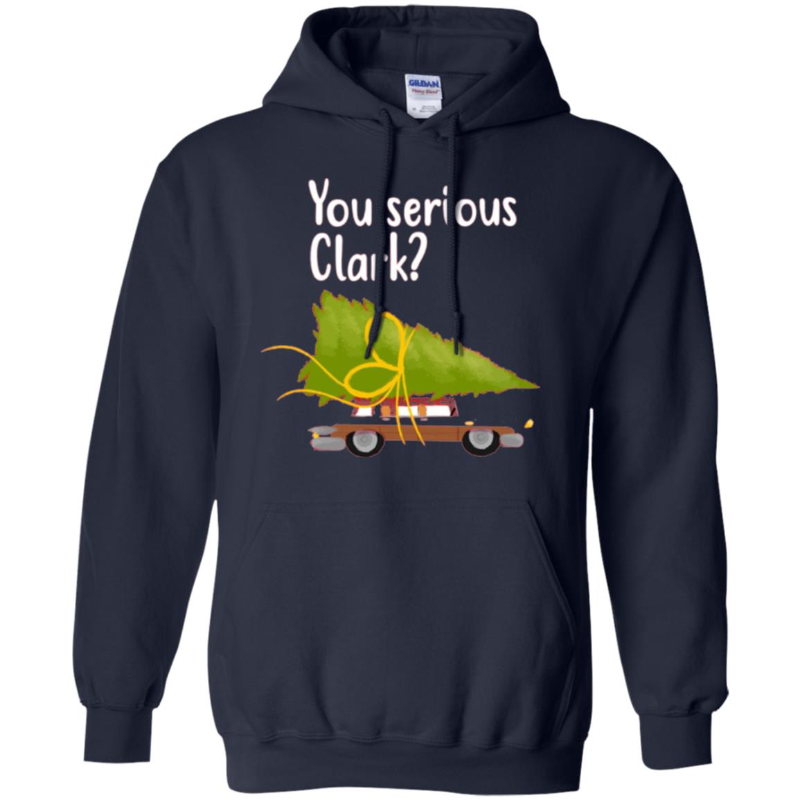 Christmas T-shirt You Serious Clark Navy