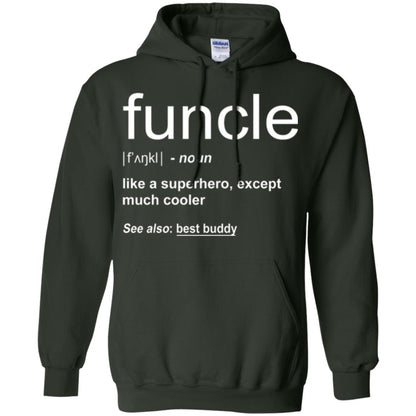 Funny Uncle T-shirt Funcle Forest Green
