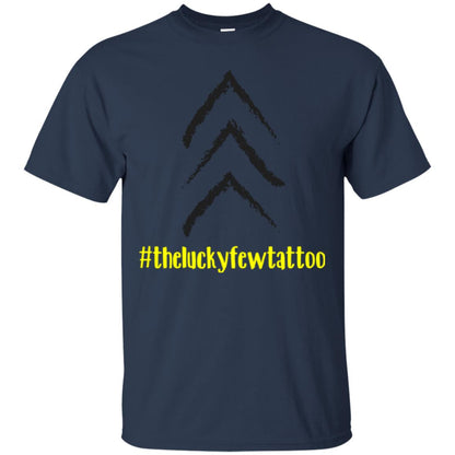 Hash Tag The Lucky Few Tattoo Gift Shirt For Friend Navy
