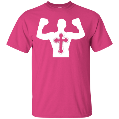 Christian Gym Exercise Workout T-shirt Heliconia