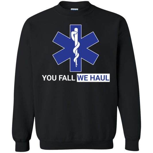 Paramedic T-shirt You Fall We Haul Black