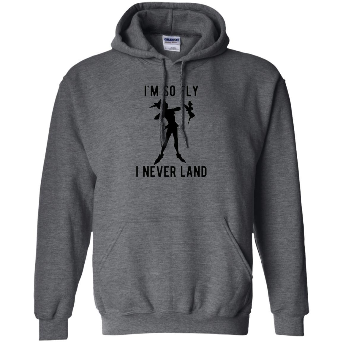 Film T-shirt Tinker Bell I'm So Fly I Never Land Dark Heather