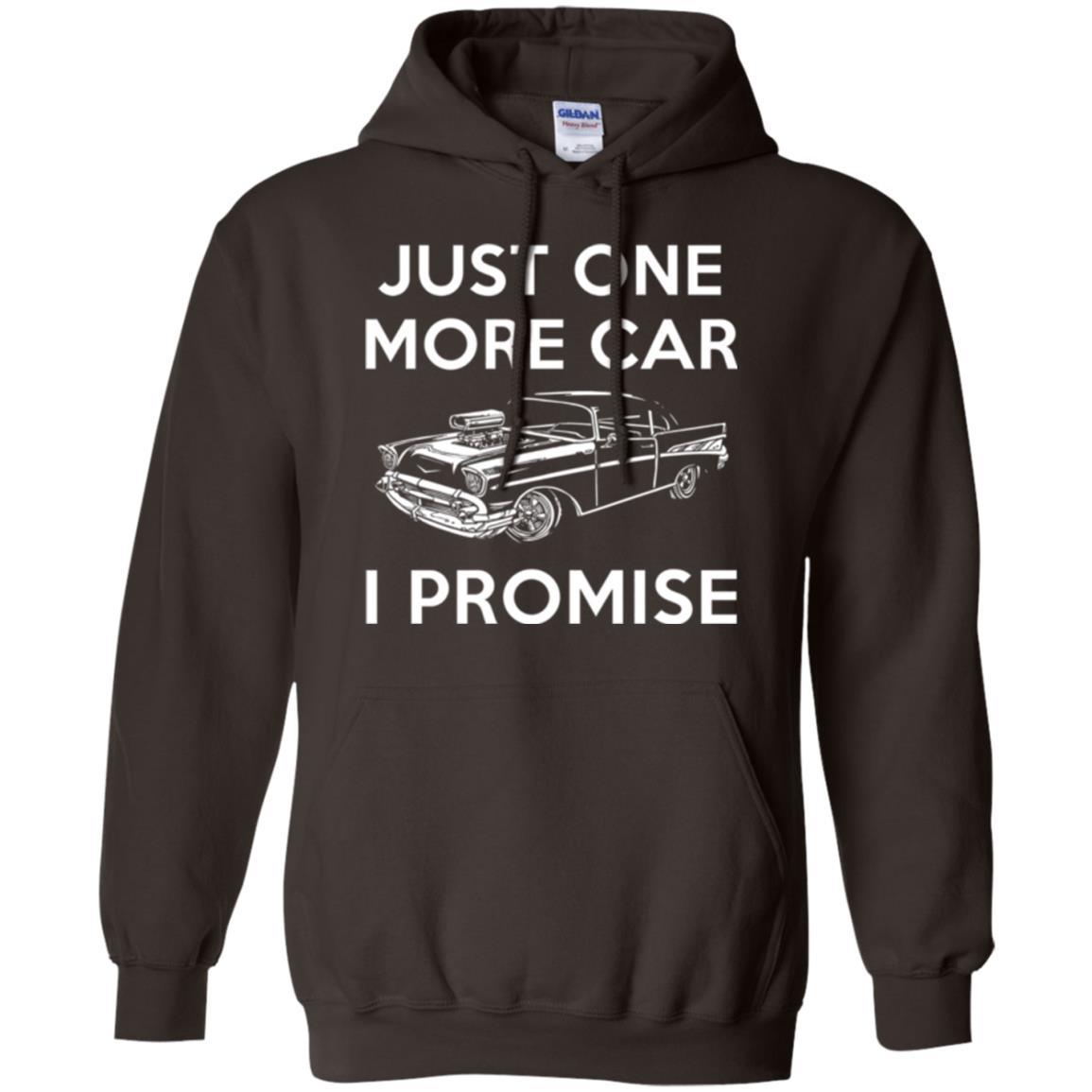 Car Lover T-shirt Just One More Car Dark Chocolate