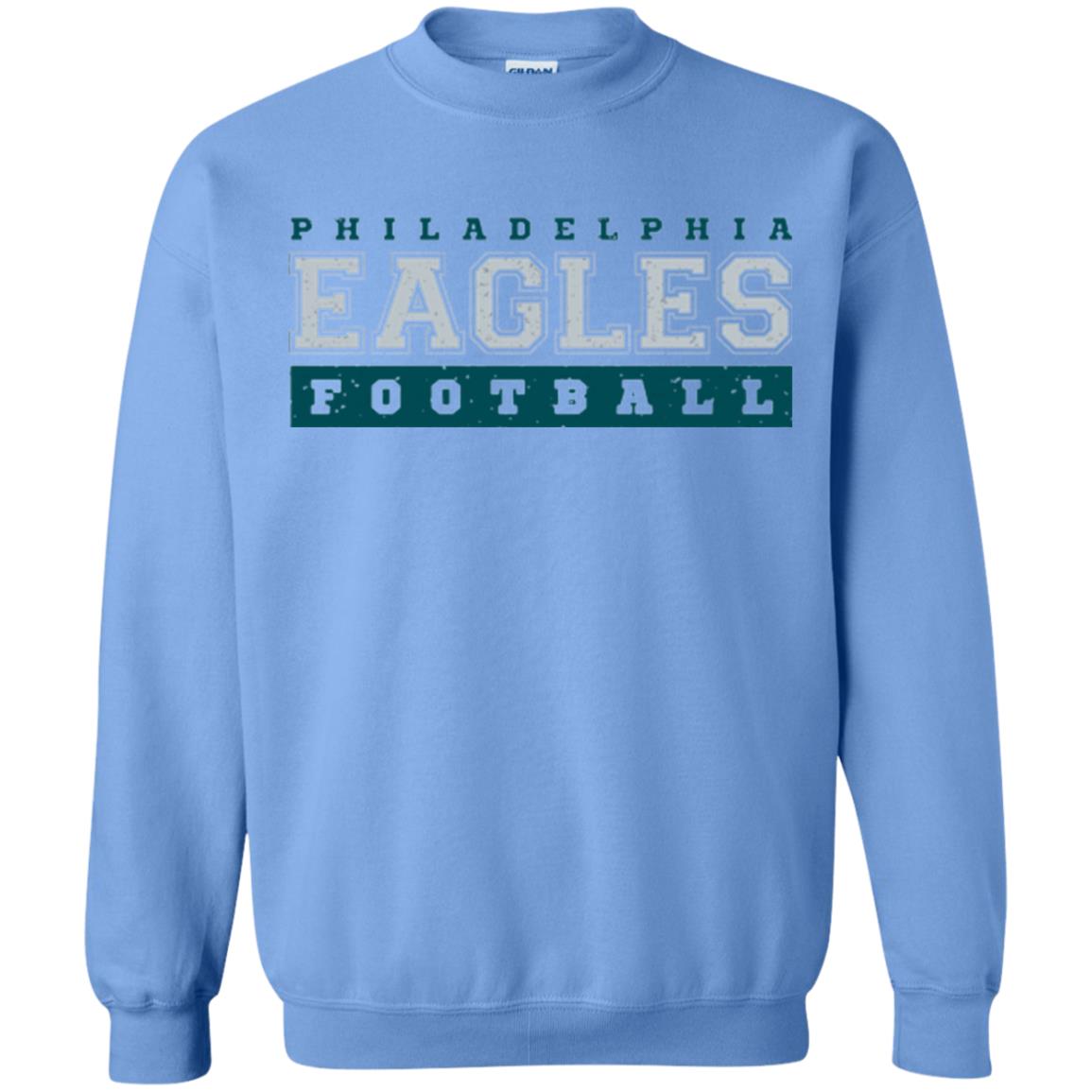 Football Lover T-shirt Philadelphia Football Fly Eagles Fly Collegiate Carolina Blue