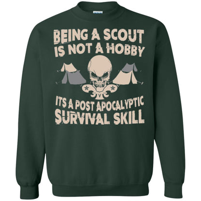 Being A Scout Is Not A Hobby T-shirt Forest Green