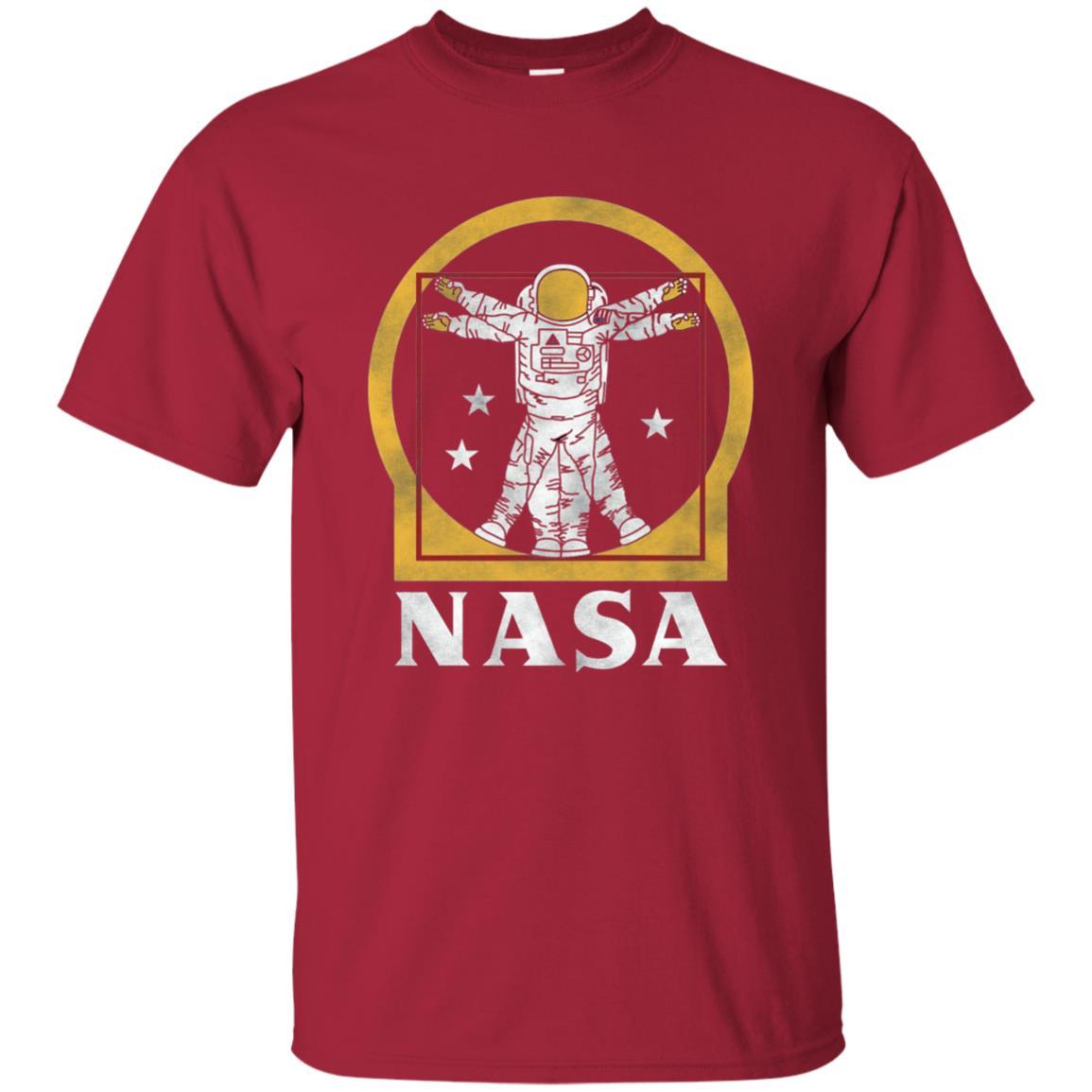 Vitruvian Astronaut T-Shirt Cardinal