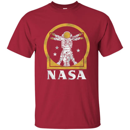 Vitruvian Astronaut T-Shirt Cardinal
