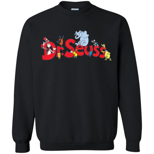 Dr. Seuss Family National Wear Red Day T-shirt Black