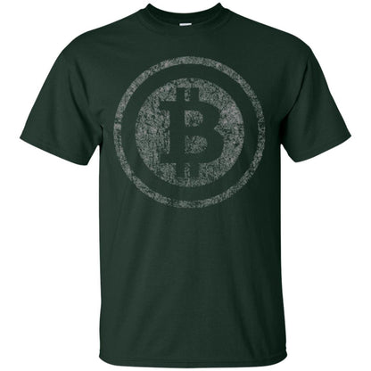 Vintage Bitcoin T-shirt Forest Green