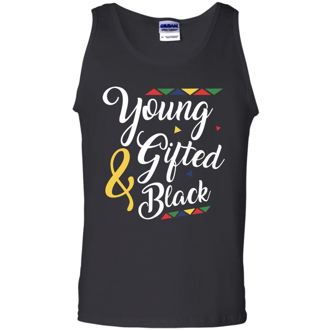 African American T-shirt Young Gifted And Black Black
