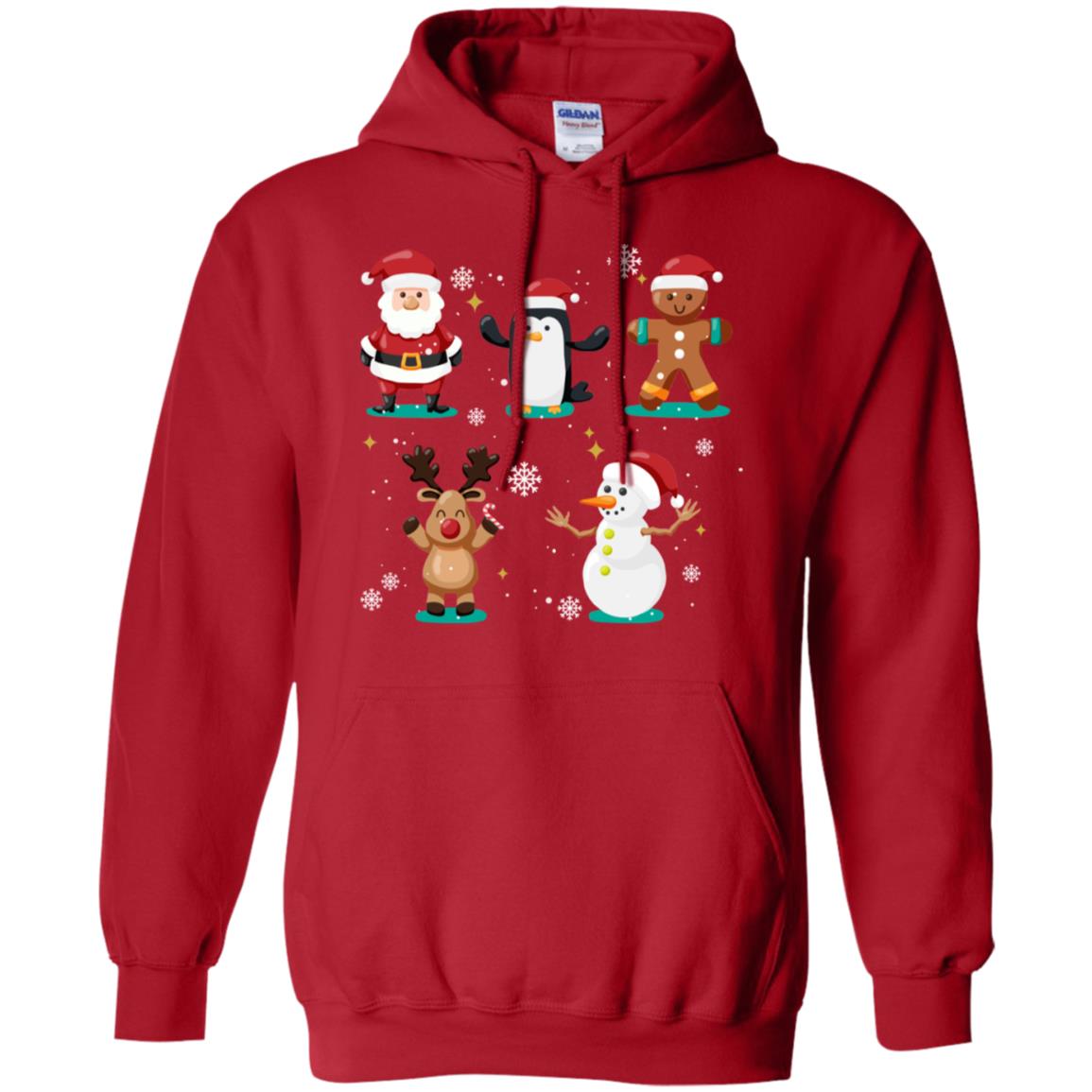 Christmas Character Ideas Gift Shirt Red