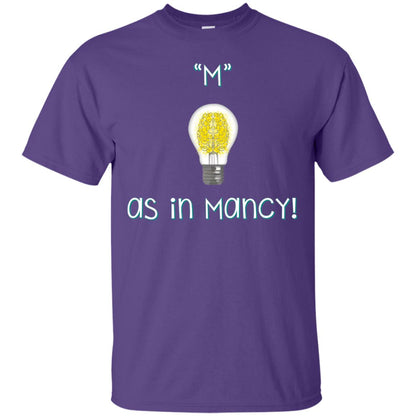 M As In Mancy T-shirt Purple