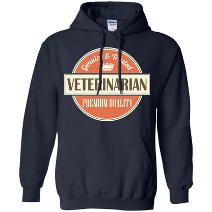 Veterinarian T-shirt Genuine And Trusted Permium Quality Navy
