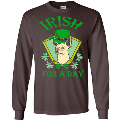 Saint Patrick's Day T-shirt Irish For A Day Dark Chocolate