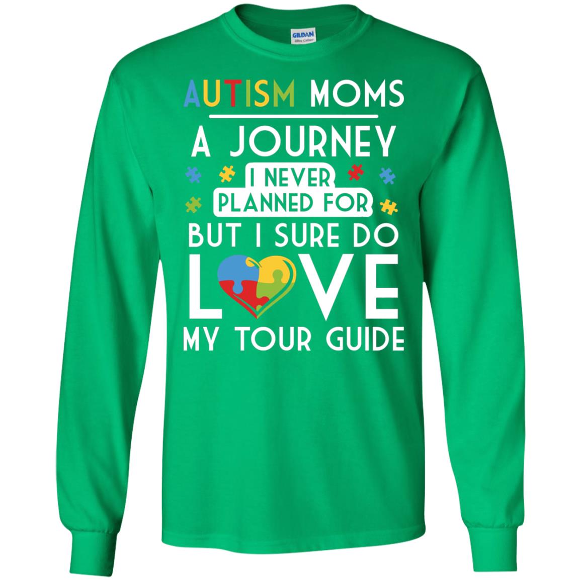 Autism Mom Shirt Autism Mom A Journey Of Love Irish Green