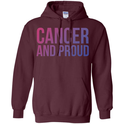 Cancer And Proud Lgbt Gear Bi Flag Gradient Shirt Maroon