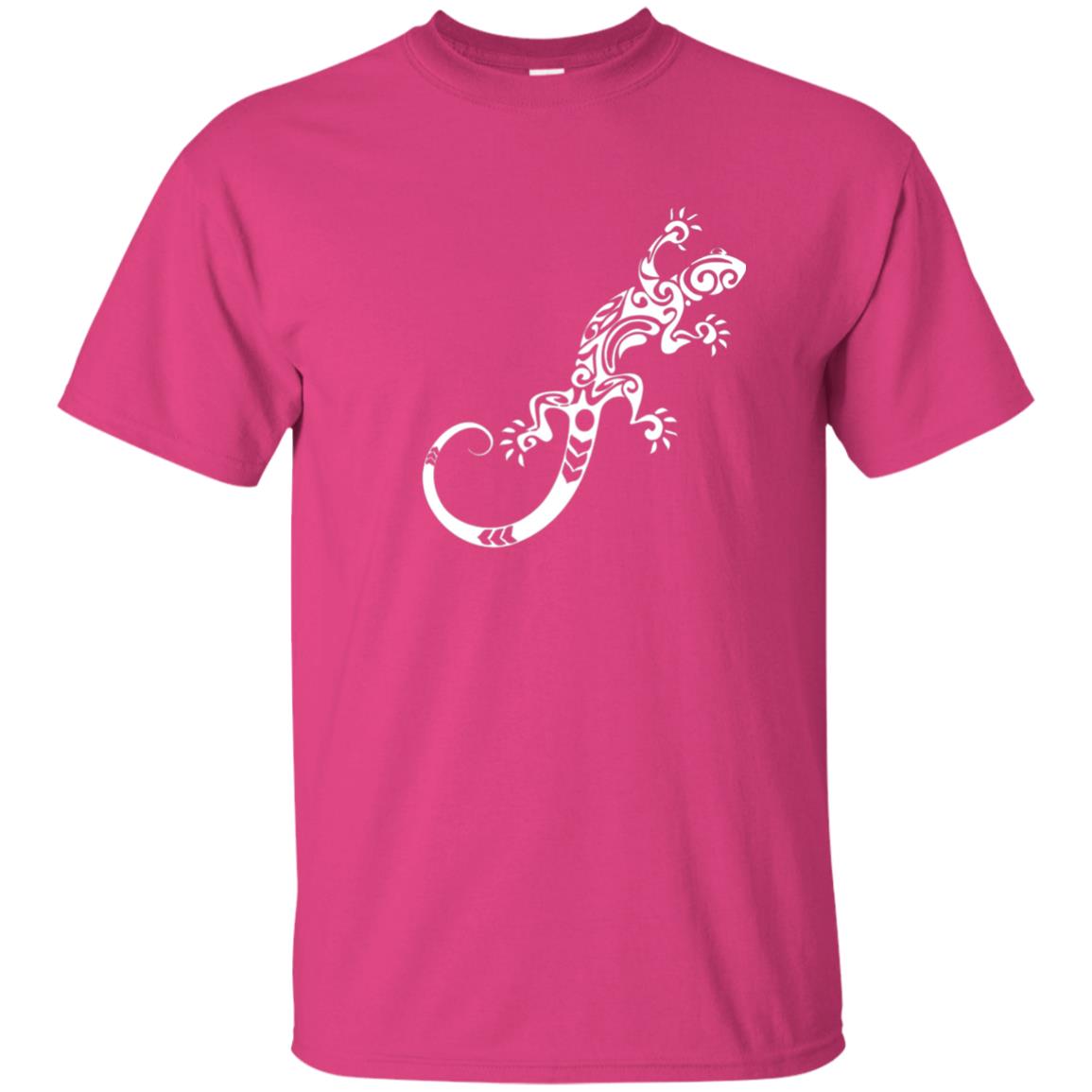 Tribal Lizard Animal Art Design Tattoo Gecko Shirt Heliconia