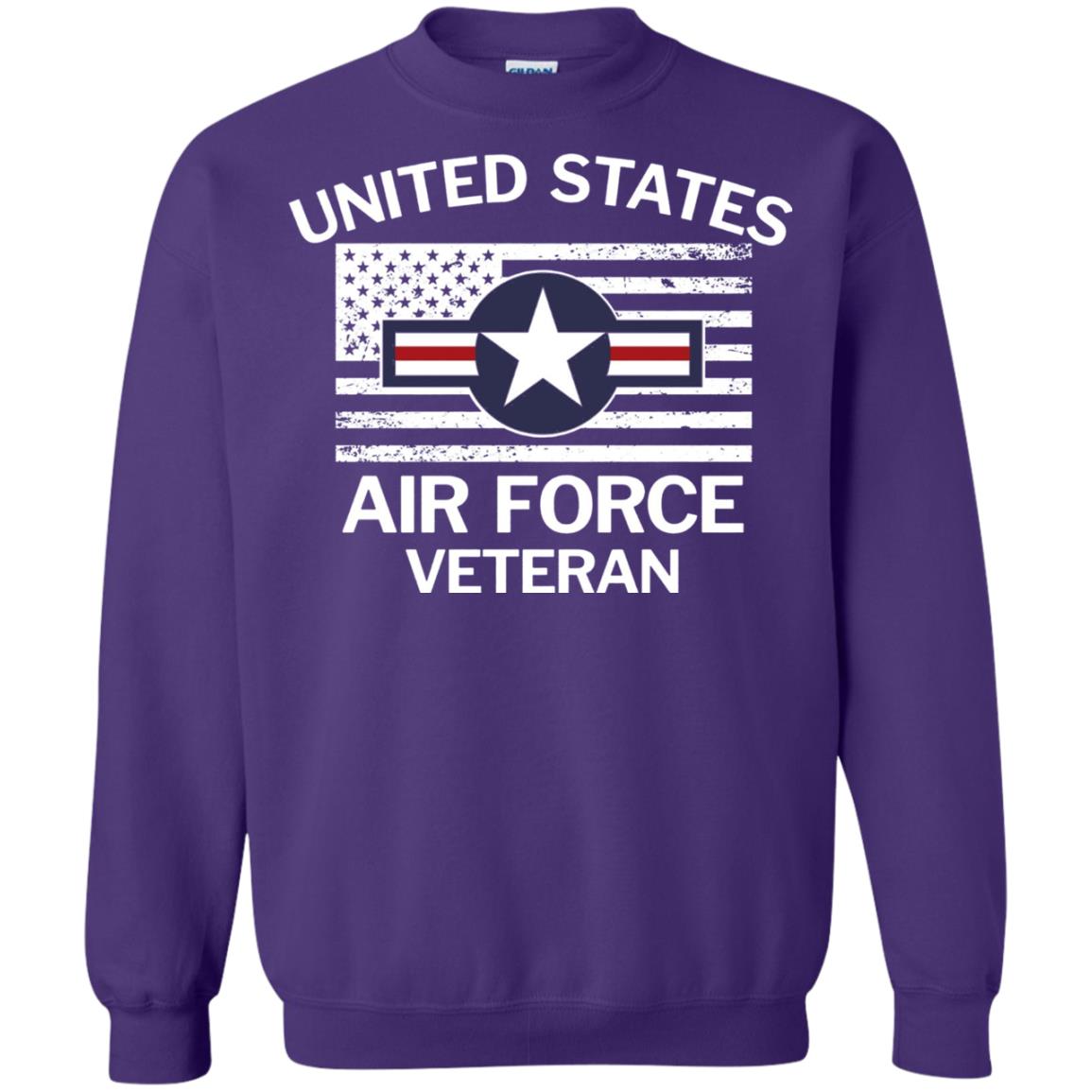 United States Air Force Veteran T-shirt Purple