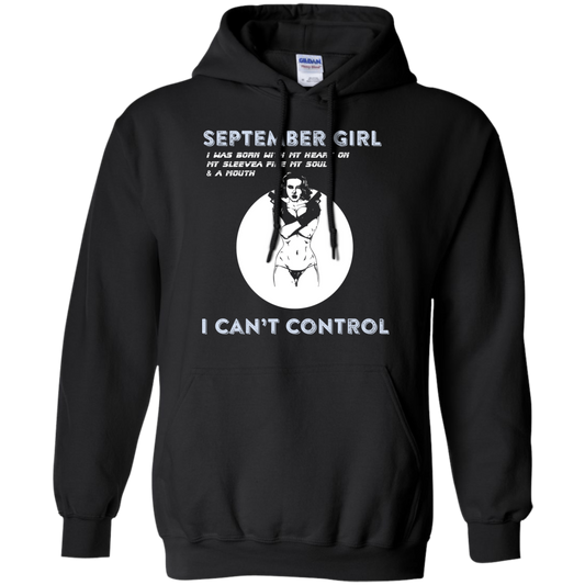 September Girl I Was Born With My Heart T-shirt Black