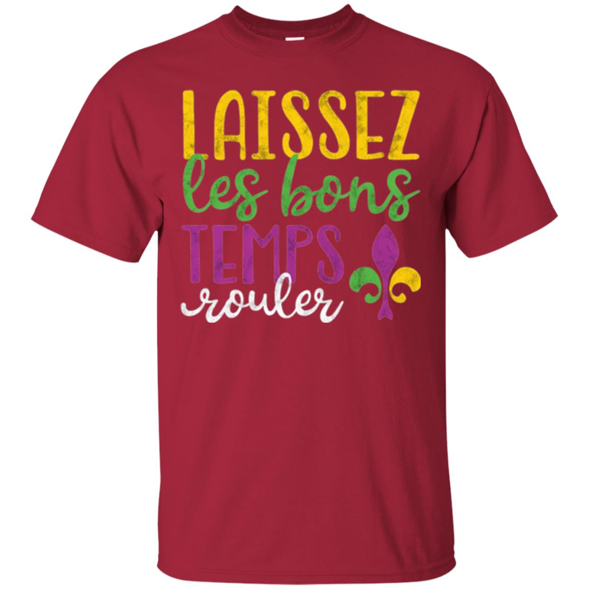 Mardi Gras T-shirt Laissez Les Bons Temps Rouler Cardinal