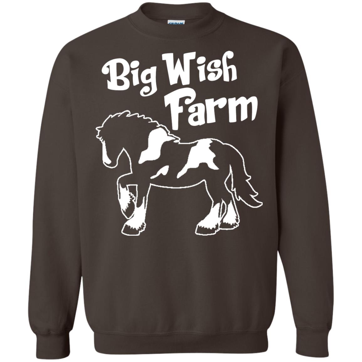 Big Wish Farm Horse Shirt Dark Chocolate