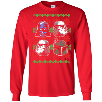 Film T-shirt Christmas Sweater Empire Helmets Red