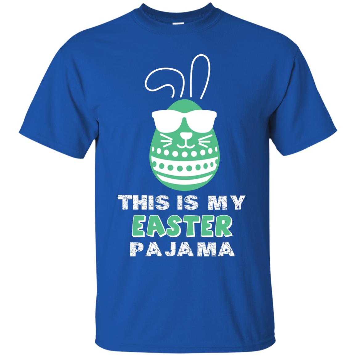 This Is My Easter Pajama Funny Easter T-shirt Royal