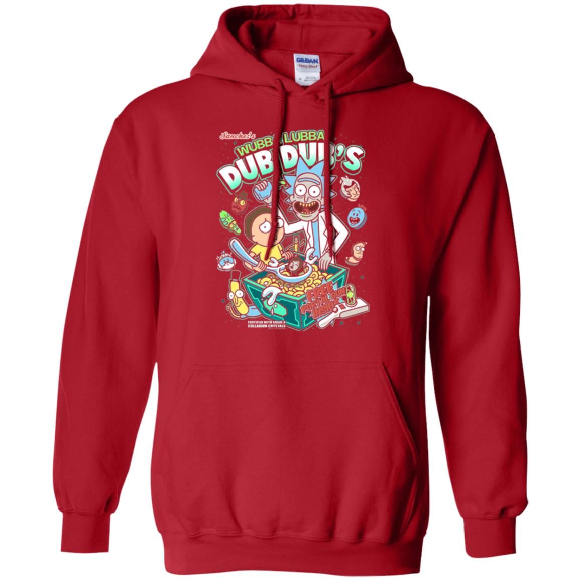 Movie T-shirt Wubba Luba Dub Dub_s Cereal Red