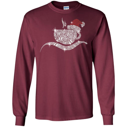 Coffee Glass Christmas Gift Drinking Lovers Shirt Maroon