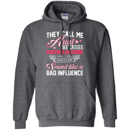 Aunt T-shirt They Call Me Aunt Dark Heather
