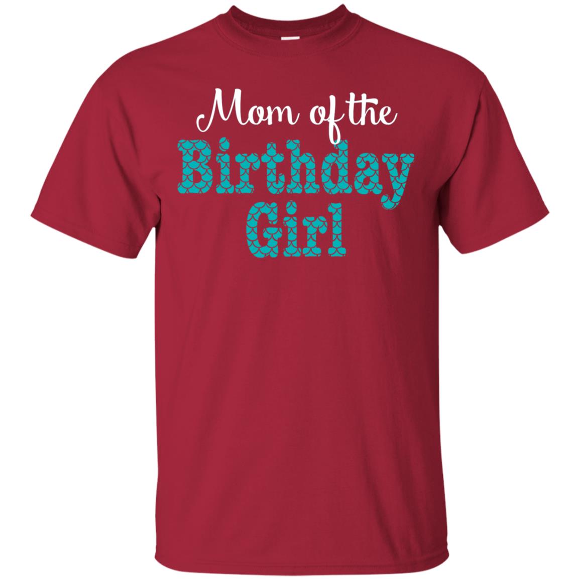 Mermaid Mom Shirt Mom Of The Birthday Girl Cardinal