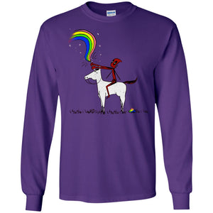 Deadpool With Unicorn Movie T-shirt